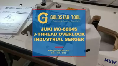 Product Showcase -JUKI MO-6804S 3-Thread Overlock Industrial Serger Goldstartool.com